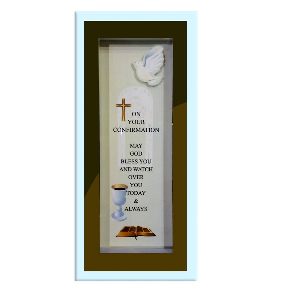 Cadre miroir de Confirmation, 17.8 cm, Anglais Cadre miroir de Confirmation, 17.8 cm, Anglais