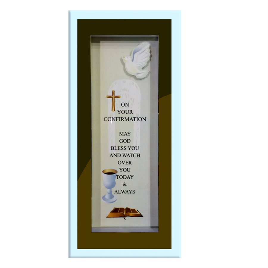 Confirmation mirror frame, 7'', English