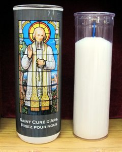 5 Days The Holy Cure of Ars Votive Glass Candles / ea