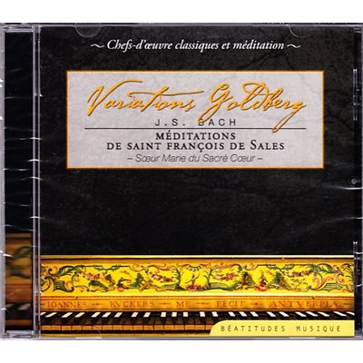 CD Variations Goldberg J.S. Bach Méditations St-Frs-de-Sales