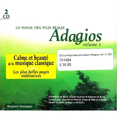CD La magie des plus beaux Adagios, vol. 3 / 2CD