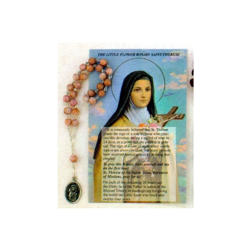 Saint Terese Rosary with prayer Saint Terese Rosary with prayer