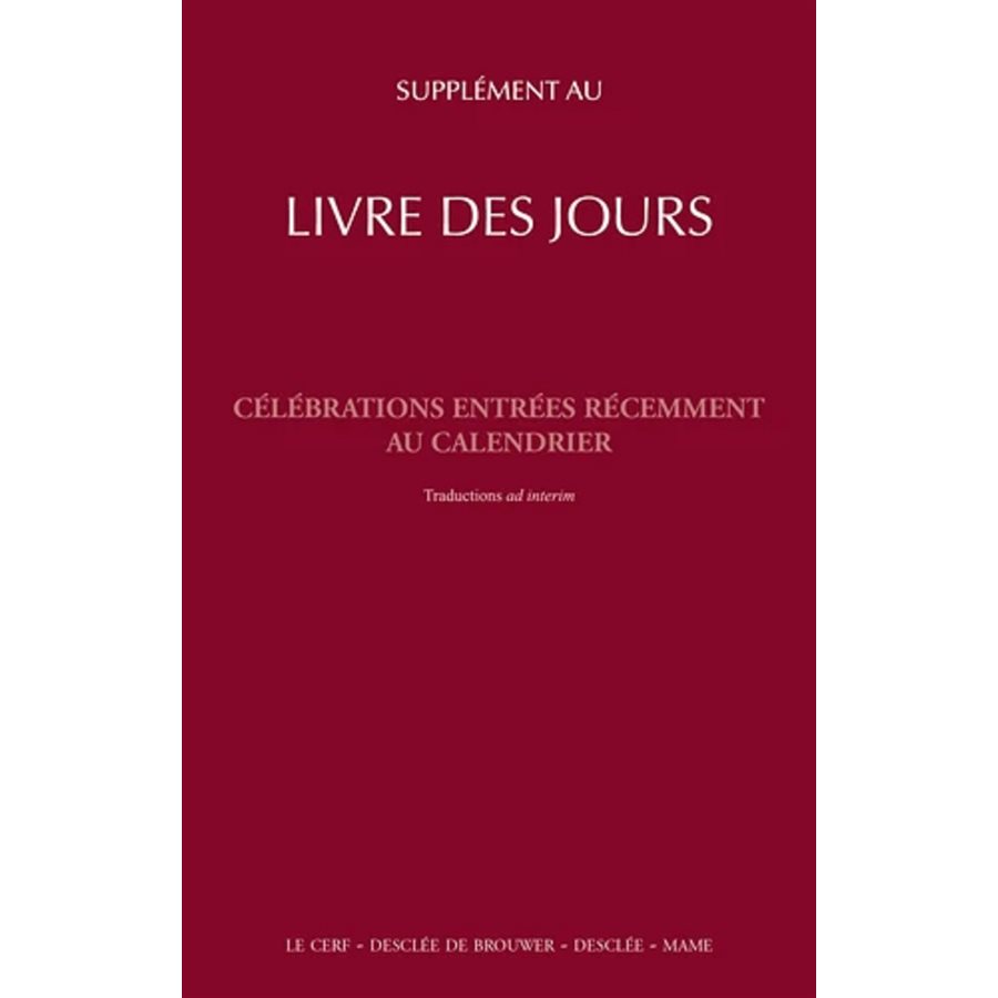 Supplément au livre des jours