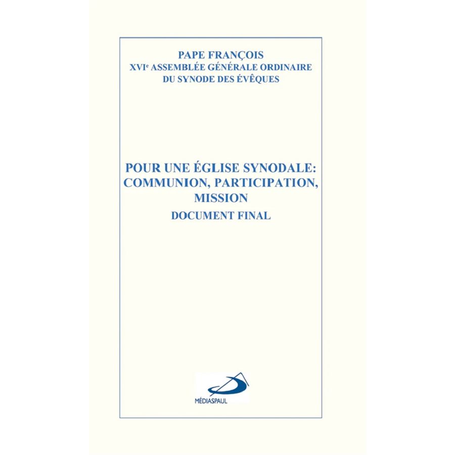 Pour une Église synodale, French book