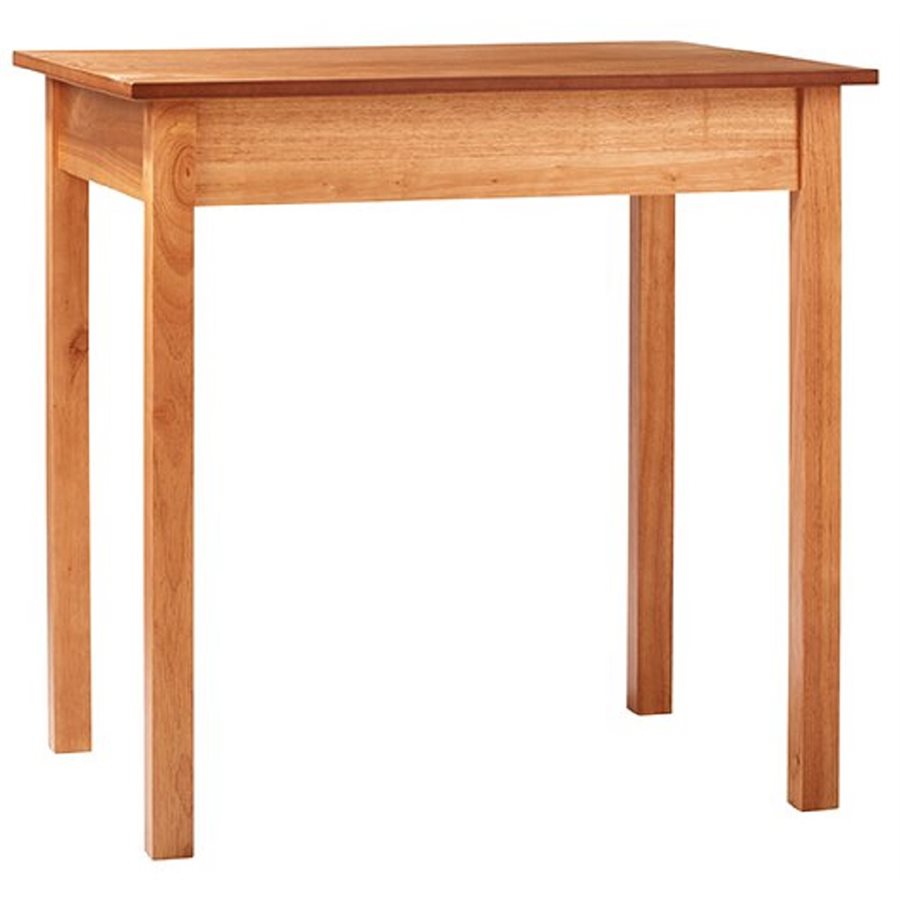 Table de communion simple en érable teinté pacane