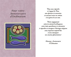 Carte Anniversaire D Ordination Sacerdotale French Card