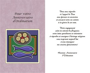 Carte Anniversaire D Ordination Sacerdotale French Card Carte Anniversaire D Ordination Sacerdotale French Card