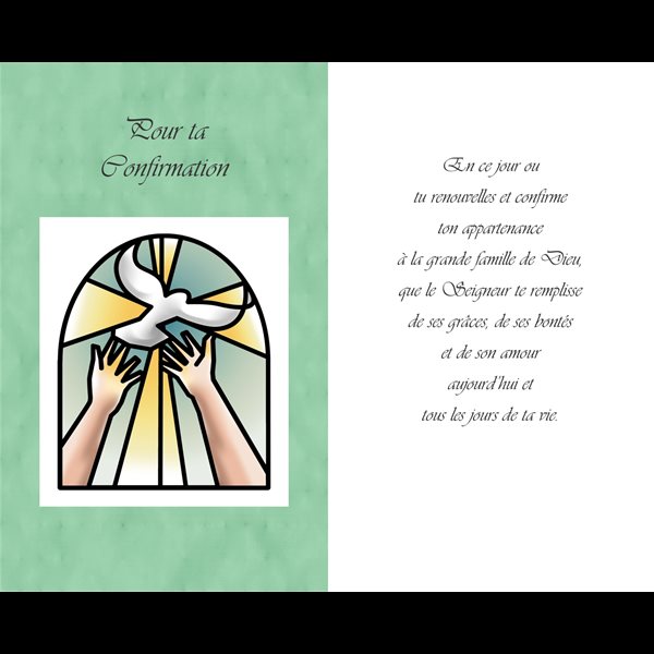 Carte Confirmation 5 25 X 8 5 13 3 X 21 6 Cm Carte Confirmation 5 25 X 8 5 13 3 X 21 6 Cm