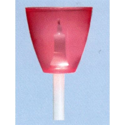 Plastic lantern Red