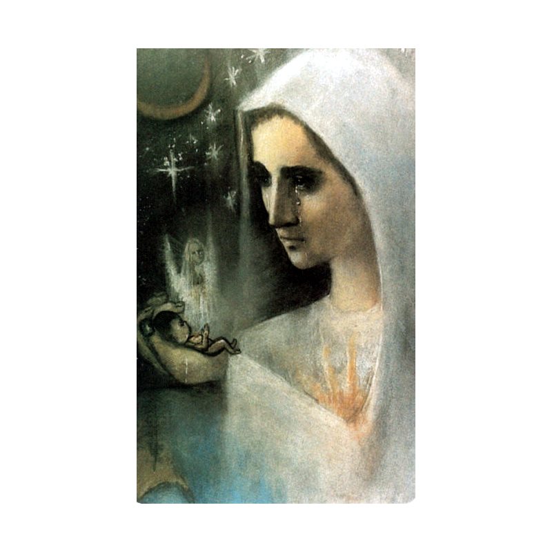 Carte magnétique Pro-vie / Marie 2 1 / 8" x 3 3 / 8"