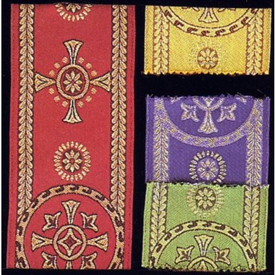 Galloon 3" (7.6 cm) #7706 metallic / yard