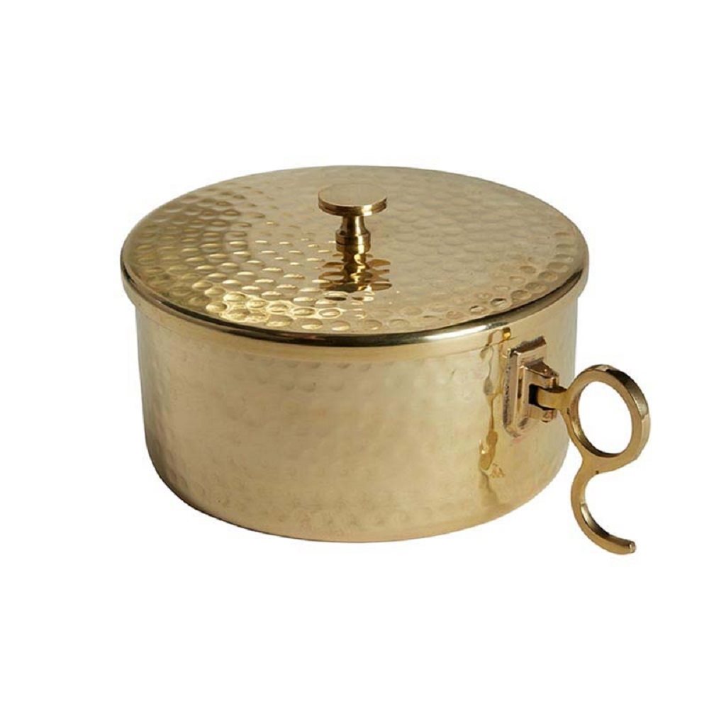 Ciboire superposable en laiton doré jusqu'à 300 hosties / un Ciboire superposable en laiton doré jusqu'à 300 hosties / un