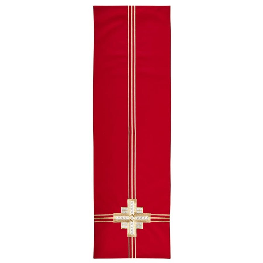 Voile d'ambon ou lutrin 16" x 52" (41 x 132 cm), Rouge