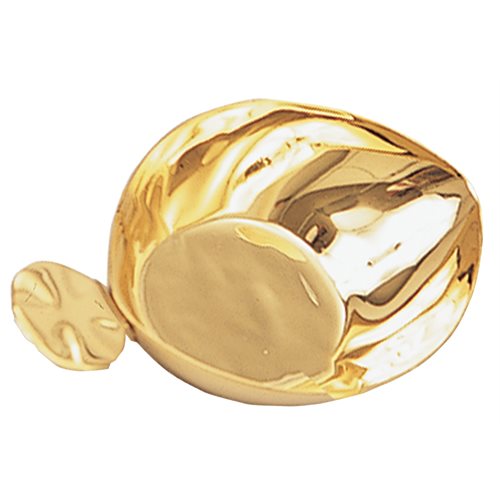 Baptismal Shell, 24K Gold Plated, 5'' x 2.5'' x 1''