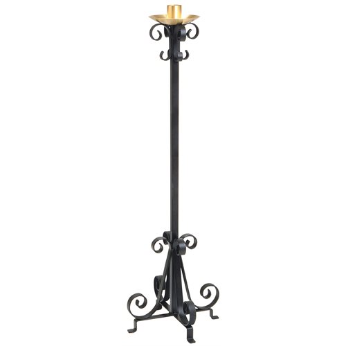 Paschal Candle Holder Wrought iron 44'' (112 cm) Ht.