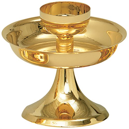 Intinction Set, Gold Plated 6'' H. x 7.5'' D.