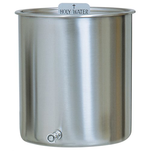 Holy Water Tank 10 gallon 16'' H. x 14'' D. Stainless Steel
