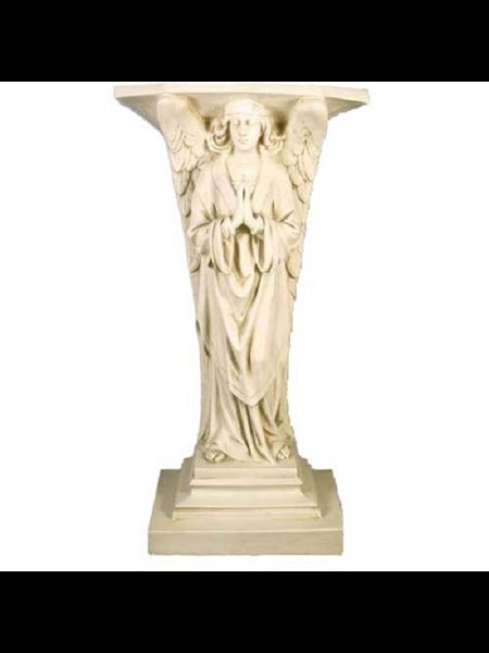 Colonne Ext. Ange en prière 38" (96.5 cm) Ht en FDV Colonne Ext. Ange en prière 38" (96.5 cm) Ht en FDV