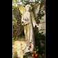 Fiber Stone Outdoor Statue Angel Flora, 38" (96.5 cm) Ht. Fiber Stone Outdoor Statue Angel Flora, 38" (96.5 cm) Ht.