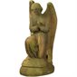 Fiber Stone Outdoor Statue Mischievious Angel, 21" (53 cm) H Fiber Stone Outdoor Statue Mischievious Angel, 21" (53 cm) H