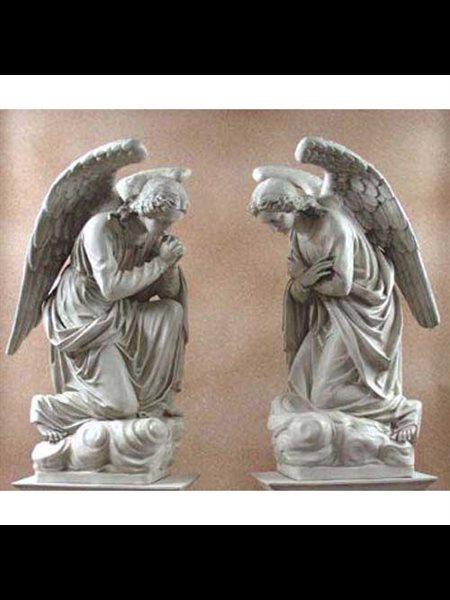 Statue Ext. Ange Adoration 55" (140 cm) Ht. en FDV / set 2 Statue Ext. Ange Adoration 55" (140 cm) Ht. en FDV / set 2