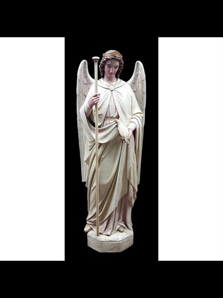 Statue Ext. Saint Raphael Archange 58" (147 cm) Ht. en FDV Statue Ext. Saint Raphael Archange 58" (147 cm) Ht. en FDV