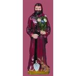 Statue ext. Saint Fiacre 24'' (61 cm) couleur polyuréthane Statue ext. Saint Fiacre 24'' (61 cm) couleur polyuréthane