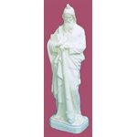 Statue ext. Saint Jude 24'' (61 cm) blanche polyuréthane Statue ext. Saint Jude 24'' (61 cm) blanche polyuréthane