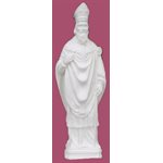 Statue ext. Saint Patrick 24'' (61 cm) blanche polyuréthane Statue ext. Saint Patrick 24'' (61 cm) blanche polyuréthane