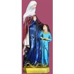 Statue ext. Sainte Anne Ens. 24'' (61 cm) couleur polyuré... Statue ext. Sainte Anne Ens. 24'' (61 cm) couleur polyuré...