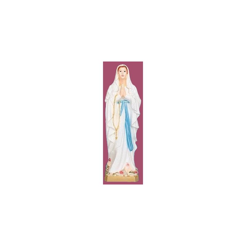 Statue ext. N.D. Lourdes 24'' (61 cm) couleur polyuréthan Statue ext. N.D. Lourdes 24'' (61 cm) couleur polyuréthan