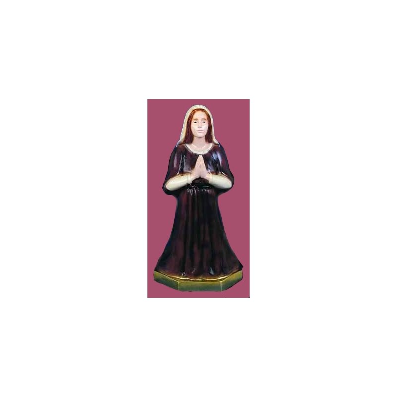 St. Bernadette Color Vinyl Compo. Outdoor Statue, 16'' St. Bernadette Color Vinyl Compo. Outdoor Statue, 16''