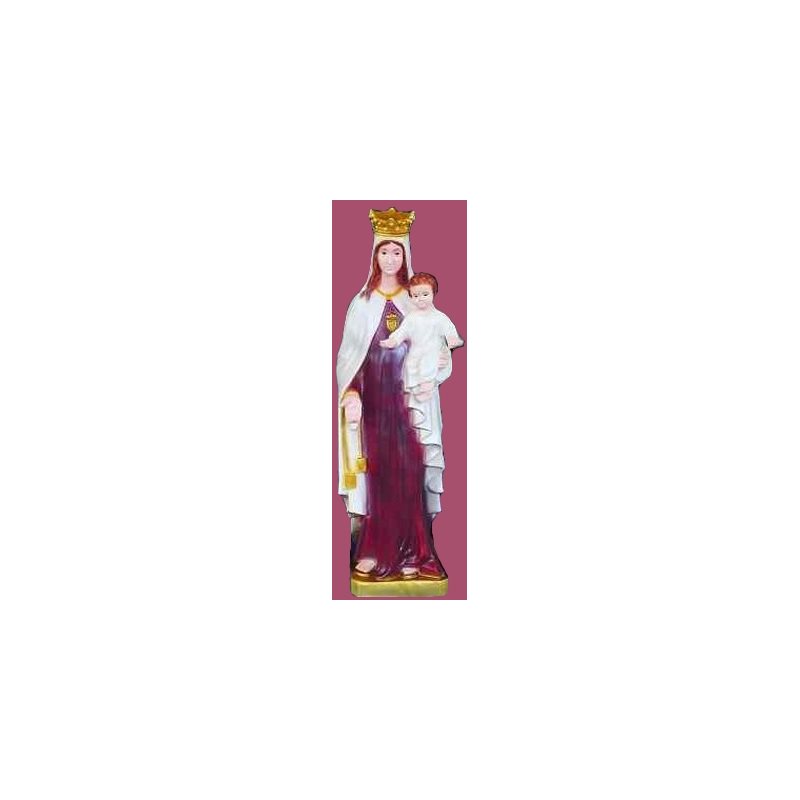 Our Lady of Mt Carmel Color Vinyl Compo. Outdoor Statue, 24" Our Lady of Mt Carmel Color Vinyl Compo. Outdoor Statue, 24"