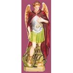 St. Michael Archangel Color Vinyl Compo. Outdoor Statue, 24" St. Michael Archangel Color Vinyl Compo. Outdoor Statue, 24"