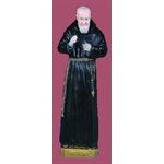 Padre Pio Color Vinyl Compo. Outdoor Statue, 24" (61 cm) Padre Pio Color Vinyl Compo. Outdoor Statue, 24" (61 cm)