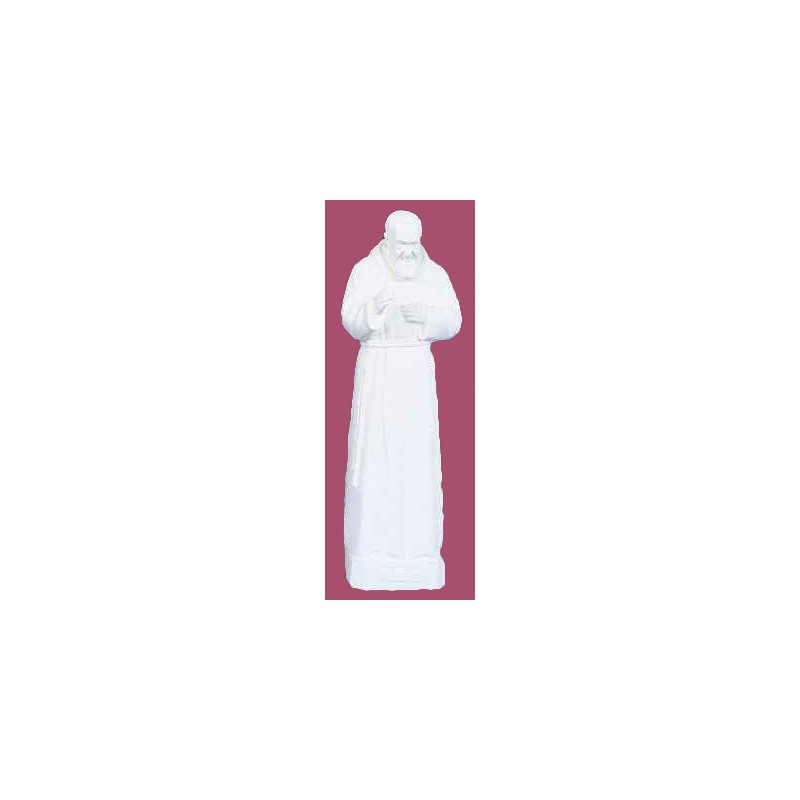 Padre Pio White Vinyl Compo. Outdoor Statue, 24" (61 cm) Padre Pio White Vinyl Compo. Outdoor Statue, 24" (61 cm)