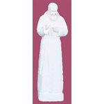 Padre Pio White Vinyl Compo. Outdoor Statue, 24" (61 cm) Padre Pio White Vinyl Compo. Outdoor Statue, 24" (61 cm)