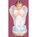 Kneeling Angel Color Vinyl Compo. Outdoor Statue, 16" Kneeling Angel Color Vinyl Compo. Outdoor Statue, 16"