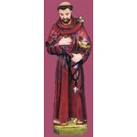 St. Francis Color Vinyl Compo. Outdoor Statue, 32" (81 cm) St. Francis Color Vinyl Compo. Outdoor Statue, 32" (81 cm)