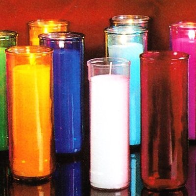 Contenant en verre 5 jrs Violet / un Contenant en verre 5 jrs Violet / un