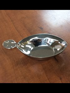 Baptismal Shell, Stainless Steel, 5'' x 2.5'' x 1''