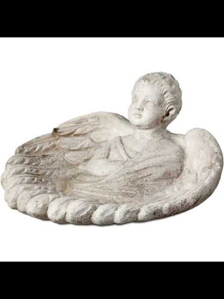 Fiber Stone Outdoor Angel Birdbath, 22" (56 cm) Dia. Fiber Stone Outdoor Angel Birdbath, 22" (56 cm) Dia.